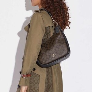 Coach Jules Hobo Bag in Signature Canvas
